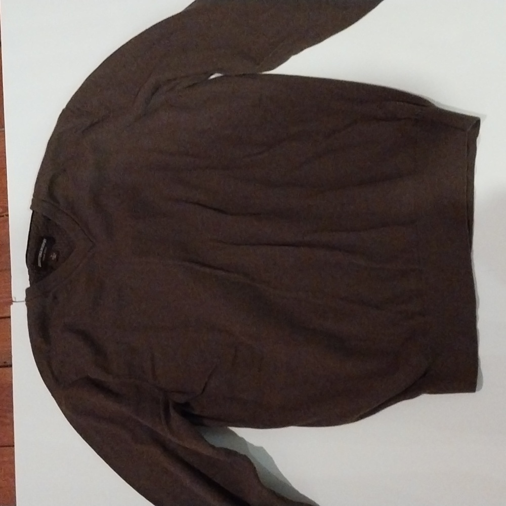 Johnston and Murphy Brown, V Neck, Large Sweater